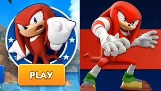 Sonic Dash KNUCKLES VS Sonic Dash 2 KNUCKLES