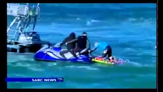 Pro Surfer Mick fanning Fends Off Shark Attack on Live TV