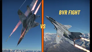 BVR Fight against F14B || MIG 29 SMT || War Thunder Dev