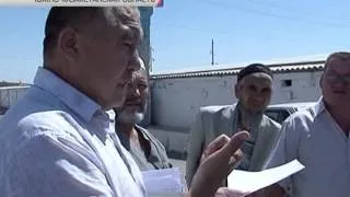 В Туркестане скандал из-за скотного рынка
