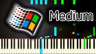 WINDOWS 95 STARTUP SOUND - Piano Tutorial