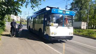 Троллейбус, маршрут №46(сокращённый) БТЗ-5276-04 б.1937 (30.05.2020) Санкт-Петербург