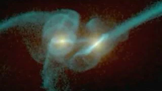 Computer Simulation of Colliding Galaxies