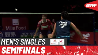 BWF Thomas Cup | Shi Yu Qi (CHN) vs Kento Momota (JPN) | SF