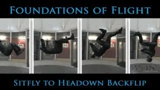 AXIS Foundations of Flight - Sit-fly to Head-down backflip transition