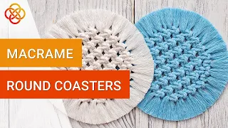 DIY Round Macrame Coasters | Macrame DIY | Macrame For Beginners