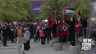Thousands of anti-Israel protesters rail against Israel's participation in Eurovision