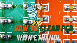 Andonstar-- Ep.9 How to clean the flux residue after soldering?｜PCBs Flux Cleanup with alcohol