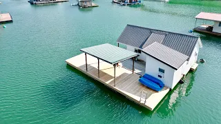 2 Bed/1 Bath Plus Loft (Approx 462sqft - Sleeps 8-10) Floating Cabin For Sale on Norris Lake TN!