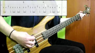 Blur - Coffee & TV (Bass Cover) (Play Along Tabs In Video)