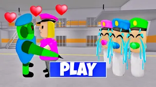 SECRET UPDATE | SWAMP MONSTER FALL IN LOVE WITH POLICE GIRL? SCARY OBBY ROBLOX #roblox #obby