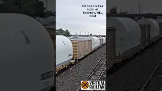 UP 1943 NASA train at Kearney, NE.. East #shorts