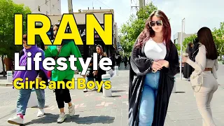 Real IRAN 🇮🇷 Lifestyle Iranian Girls and Boys in the Luxury Street | IRAN 2024 ایران