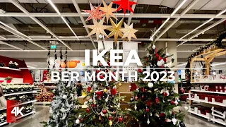 IKEA Christmas Decors 2023 with Prices | 4K | ETV Walking Tour