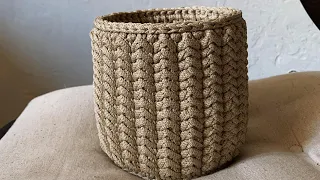 UNIQUE BASKET PATTERN. dense crochet pattern | SHODDI
