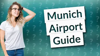 How do you get from terminal 1 to Terminal 2 in Munich Airport?