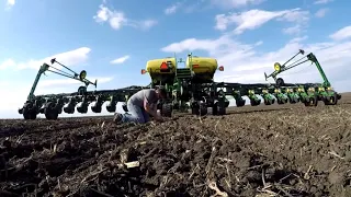 A Long Day of Planting Corn