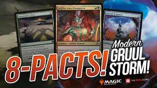 🎵 PACT THAT THANG UP 🎶 8-Pact Gruul Storm! Red Green Storm Combo MTG Modern | Magic: The Gathering