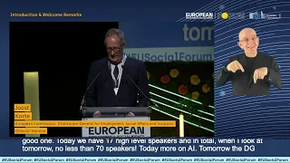 Welcome, Keynote, Youth, A look to the Future | European Employment & Social Rights Forum 2023