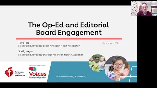 Advocacy Training Series: The Op-Ed and Editorial Board Engagement