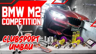 BMW M2 F87 Competition Clubsport Umbau | Stage 2 Chiptuning - Dyno - 100-200 | mcchip-dkr