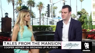 Cooper Hefner Explains the Best Business Advice he received from his Dad, Hugh Hefner