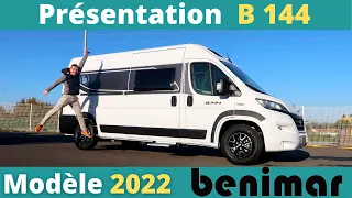 Présentation du BENIVAN B144 BENIMAR 2022 *Instant Camping-Car**