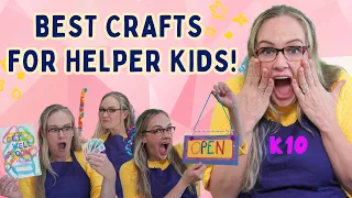 DIY ACTIVITIES FOR KIDS WHO LIKE TO HELP! | Educational Videos for Kids | K10's Crafternoon