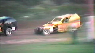 Danny Johnson flips at Ransomville but still finishes 3rd 1987