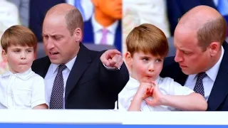 Prince William Handled Prince Louis' Cheeky Behaviour In The Best Way #princewilliam #princelouis