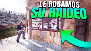 Les ROBAMOS el RAIDEO - RUST - Gameplay español