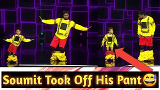 Soumit Barman's Super Dance with Vaibhab | Took off his pant 😅| Impress Judges |