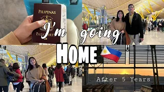 GOING HOME TO THE PHILIPPINES 🇵🇭 | after 5 years 🇪🇸✈️🇵🇭 | Jen Cabiliza