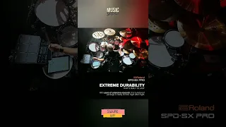 Roland SPD-SX PRO Flagship Sampling Drummers & Other Musicians