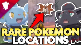 RARE POKEMON and SPECIAL SPAWNS in the Isle of Armor DLC!!