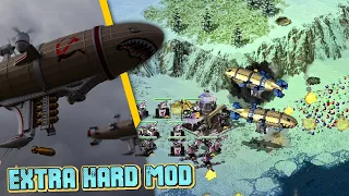 Red Alert 2 | Extra Hard Mod | Defend the Nortth vs Brutal Ai