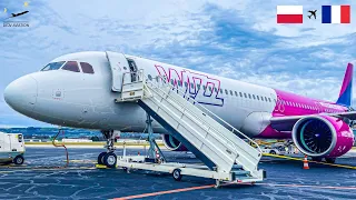 [4K] TRIP REPORT | With WIZZ to the Alps :D | Airbus A321neo Wizzair | Warsaw to Grenoble