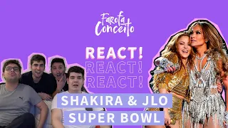 React Super Bowl Halftime Show Shakira & Jennifer Lopez | REACT!