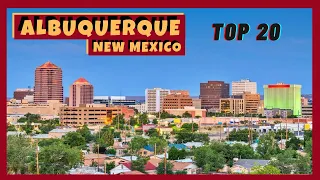 ALBUQUERQUE, NEW MEXICO Best Landmarks Drone Video