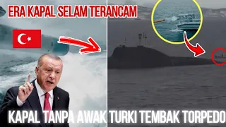 AMERIKA TERDIAM ! KAPAL PERANG TANPA AWAK TURKI MIR PEMBURU KAPAL SELAM NUKLIR LUNCURKAN TORPEDO 1