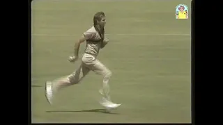 Ewen Chatfield loses control vs Sri Lanka ODI GABBA 1987/88