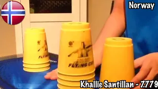 Sport Stacking: Fastest around the world 2018