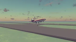 Delta Airlines Flight 191 Crash Animation | BESIEGE #shorts