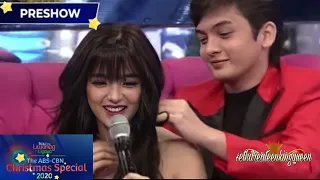 SethDrea, Seth Fedelin and Andrea Brillantes Exchange Gifts At All I Want For Christmas Pre Show