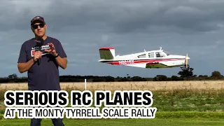 Serious planes, pilots and action at an RC plane event