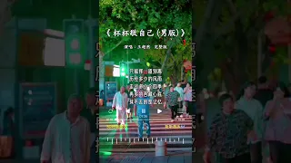 王超然 翻唱的《杯杯敬自己(男版)》