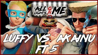 [SFVCE] Luffy (R.Mika) Vs Akainu (Guile) - FT5 - ALL LIGHTS ON ME (TOP 4)