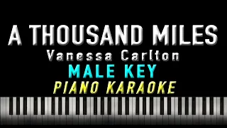A Thousand Miles - Vanessa Carlton "MALE KEY" | Karaoke | Piano Version | Instrumental