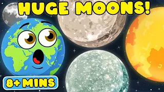 Some Moons In Our Solar System Are BIGGER Than Planets! | Solar System Moons Size Comparison | KLT