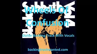 Backing Track Guitar - Wheels of confusion - With original vocals - BLACK SABBATH